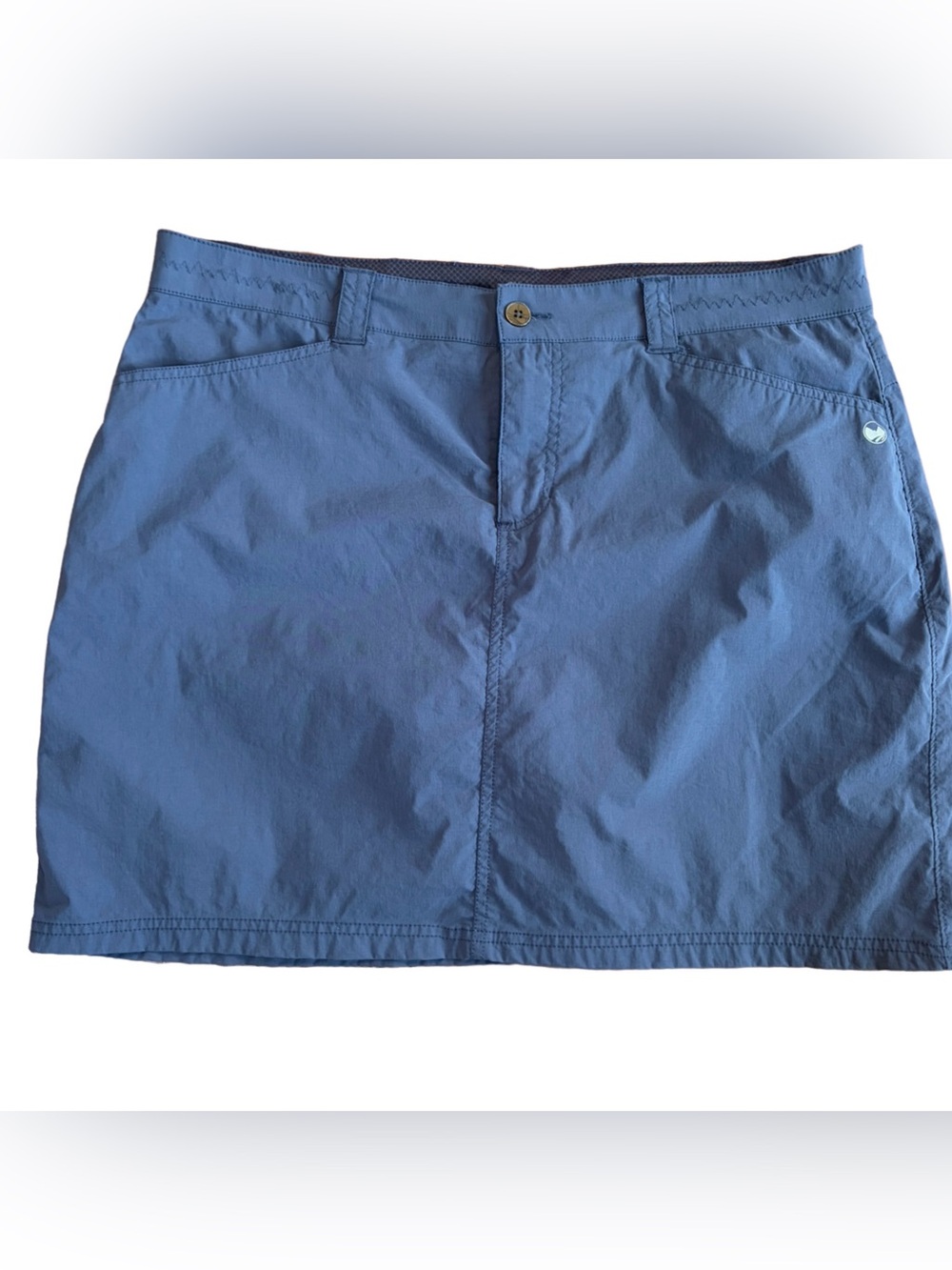 WindRiver Hiking Skort Steele Blue Built-In Shorts Stretch Outdoor Size 14